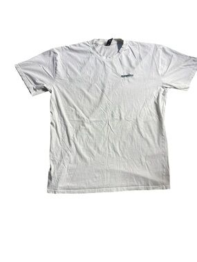 Nameless White Crewneck Tee with Subtle Chest Logo